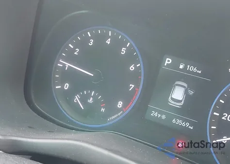 2021 Hyundai Kona Se из США, поврежденный, VIN KM8K1CAA3MU638297